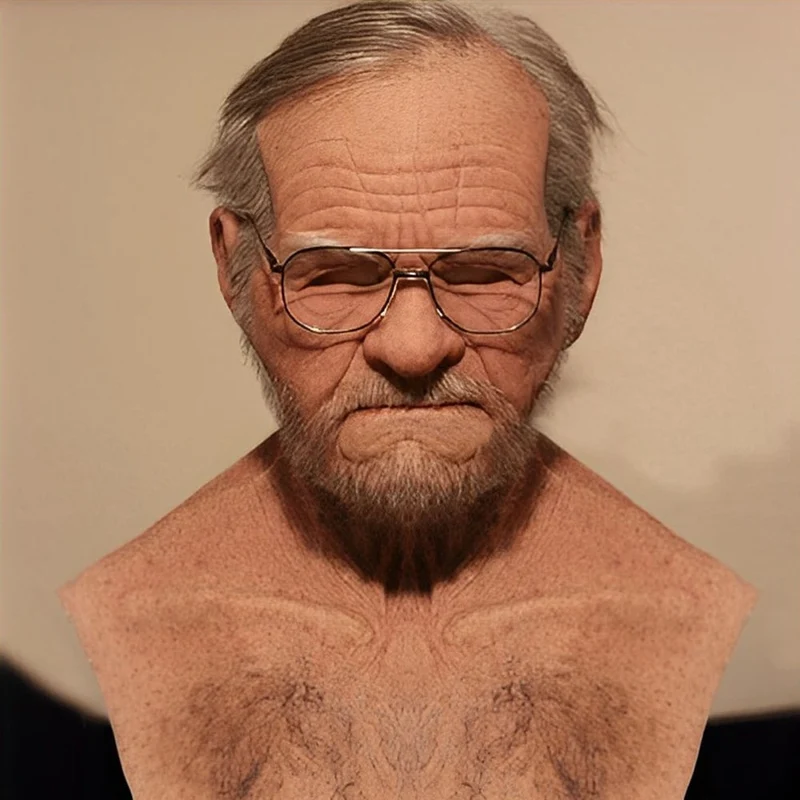 Realistic Halloween Latex Face Mask Costume for Men