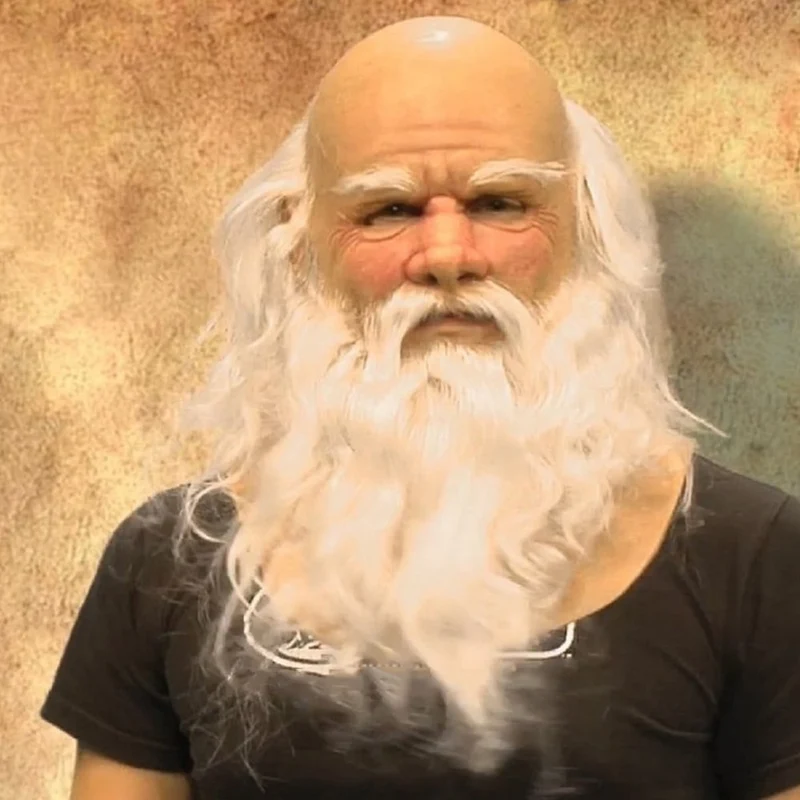 Realistic Halloween Latex Face Mask Costume for Men