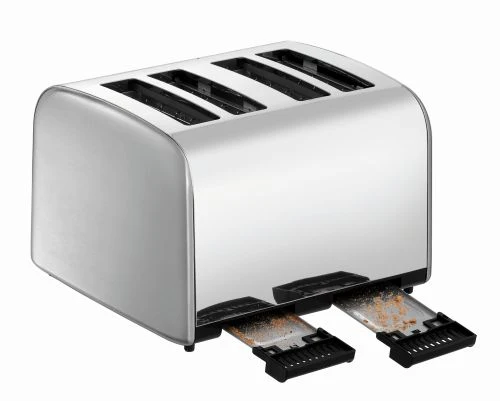 Grille pain inox à 4 compartiments