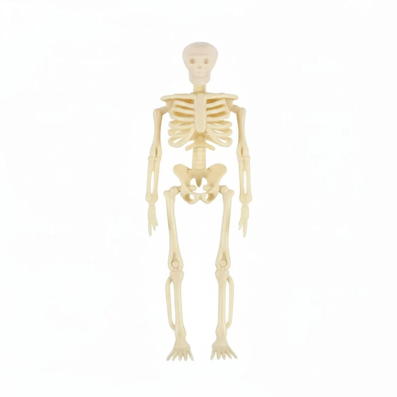Halloween Miniature Moving Skeleton Decorations with Hanging String