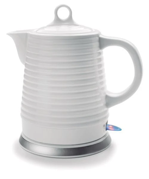 Bouilloire électrique en céramique – 1,3 L design et sécurisée