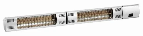 Double radiateur infrarouge mural – 2 x 1,5 kW avec télécommande | IP54