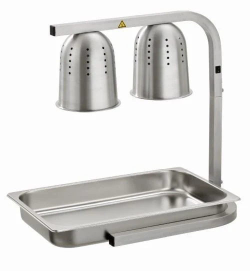 Lampes chauffe plat infrarouges avec bac GN