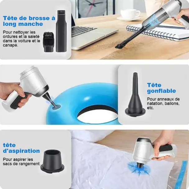 PowerClean - Aspirateur sans fil pour voiture ultime