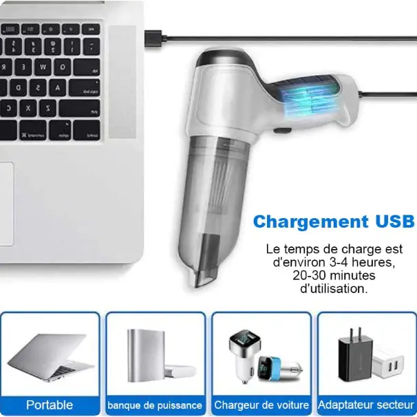 PowerClean - Aspirateur sans fil pour voiture ultime