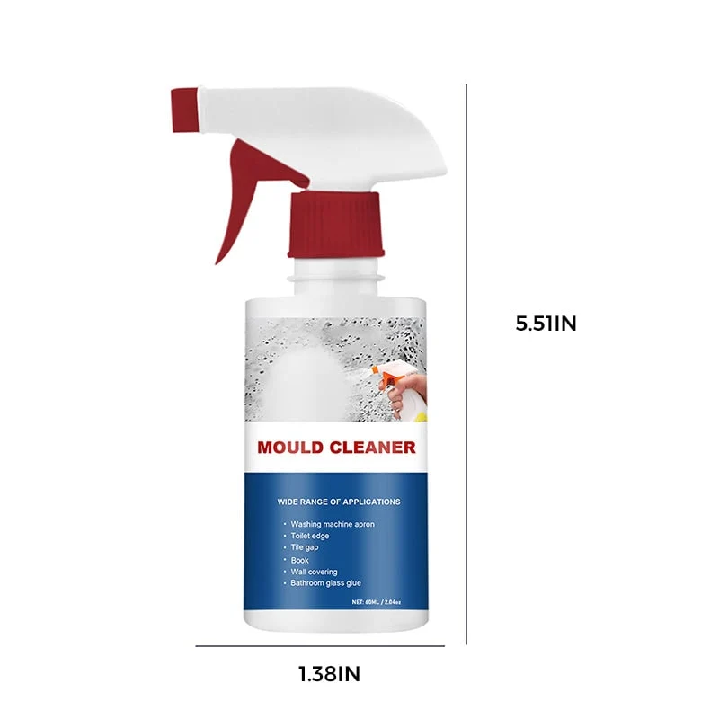 Mold and Mildew Remover for Walls, Home Cleaning Spray, 60 ml Treatment