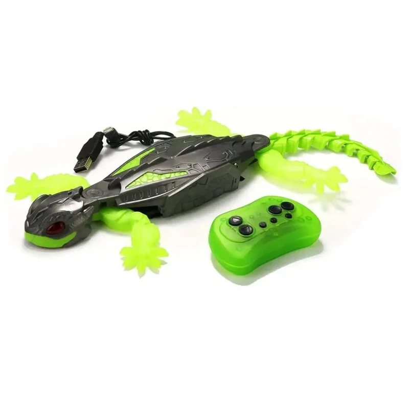 Halloween Remote-Controlled Wall-Climbing Spider with Glowing Eyes