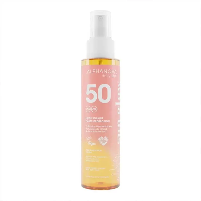 Huile solaire Haute protection SPF50 Alphanova