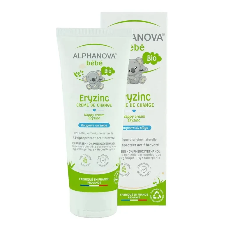 Eryzinc crème pour le change Alphanova