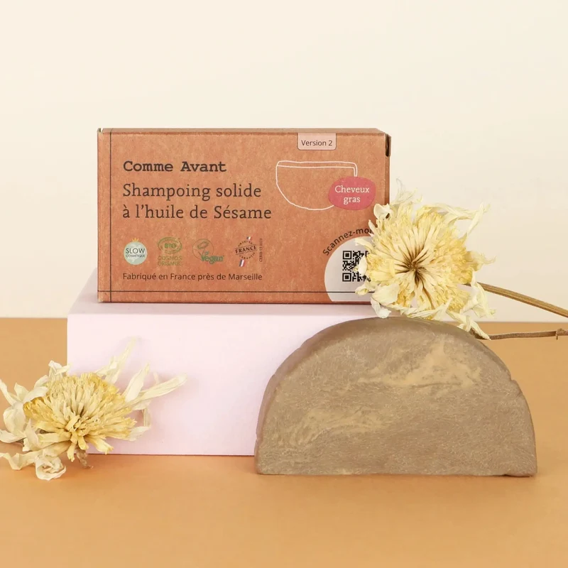 Shampoing Solide Bio Cheveux Gras