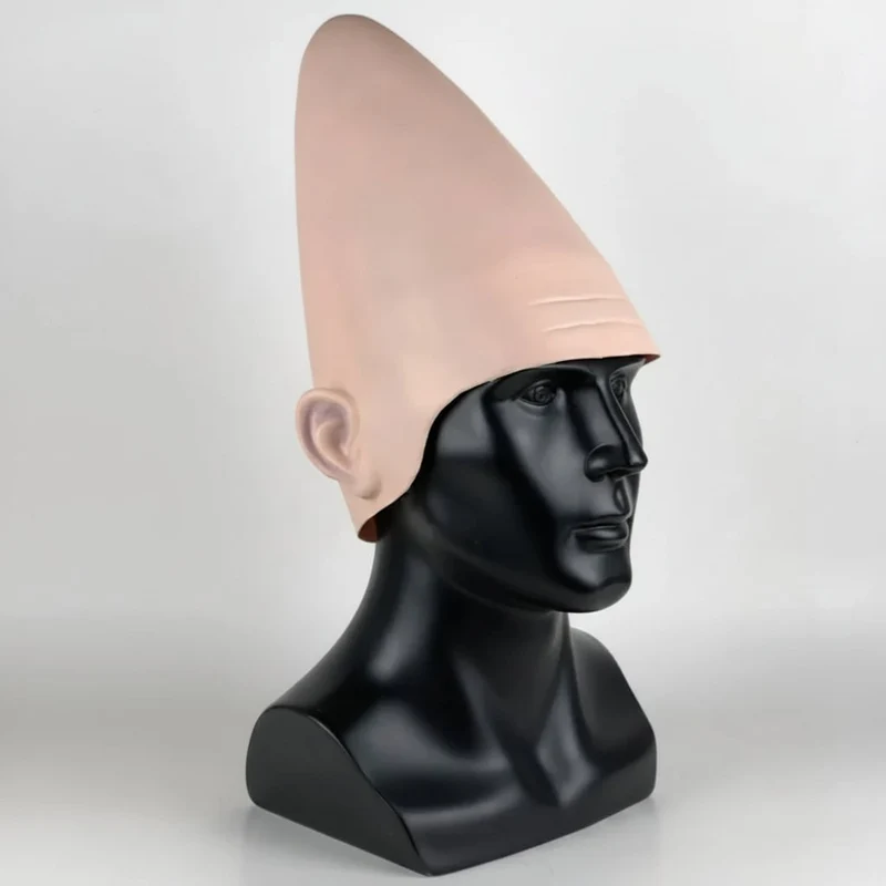Halloween Latex Conehead Alien Mask with Ears for Children and Adults