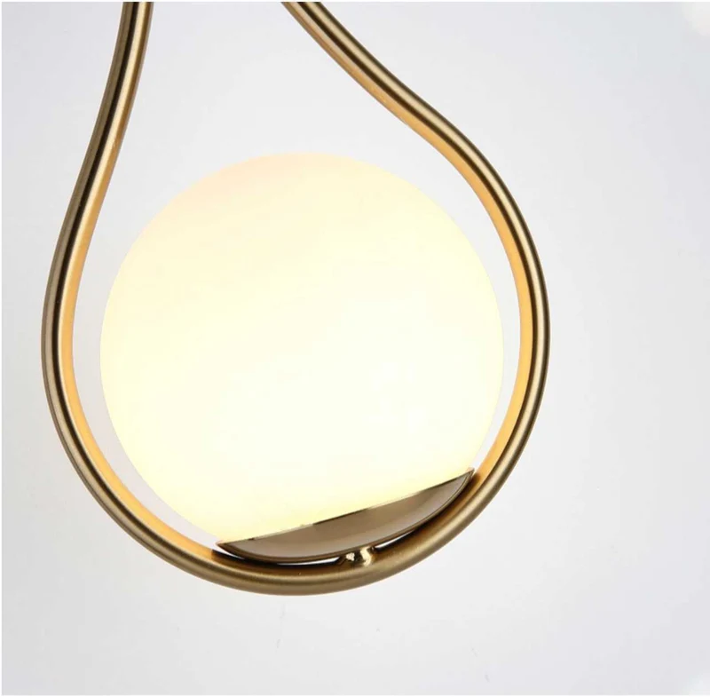 Scandinavian LED Wall Lamp Elegant Matte Black and Gold Design