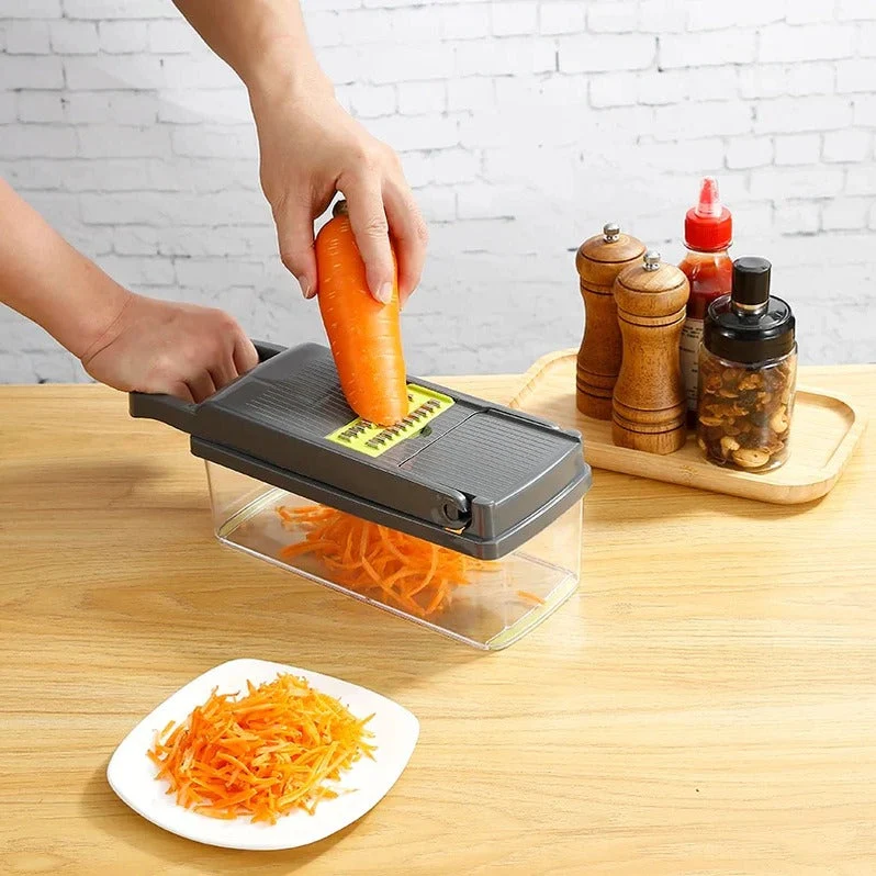 Multifunctional Chopper, Slicer, and Grater Set