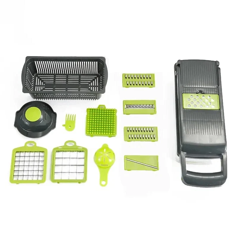 Multifunctional Chopper, Slicer, and Grater Set