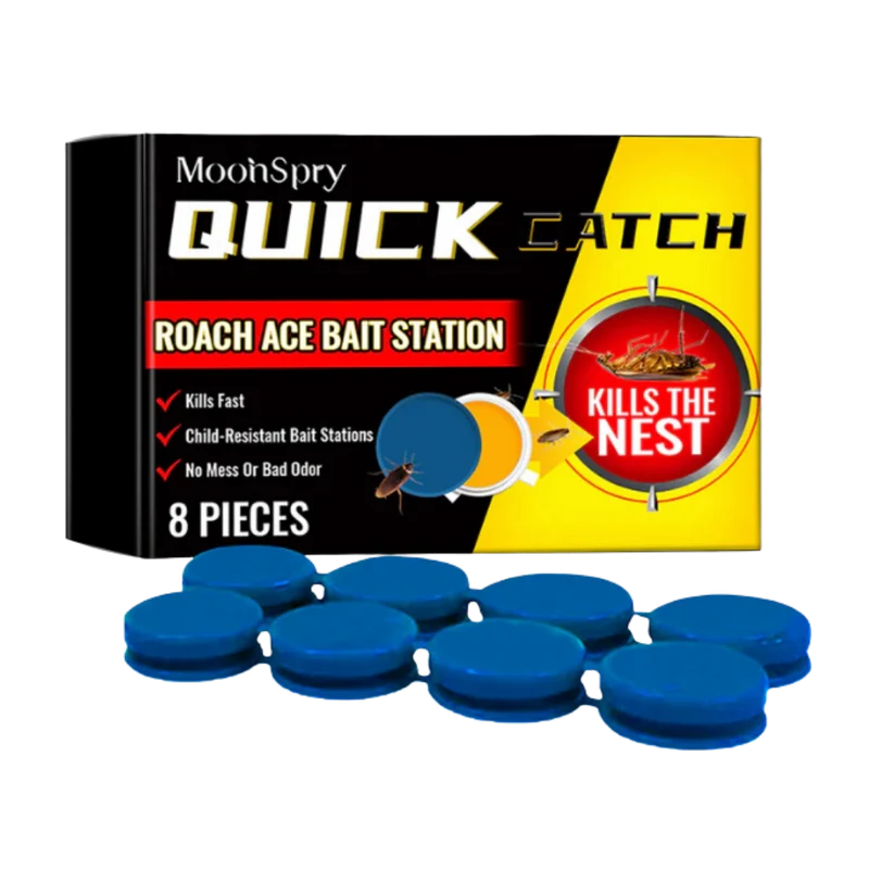 Odorless Cockroach Bait Station for Indoor Use