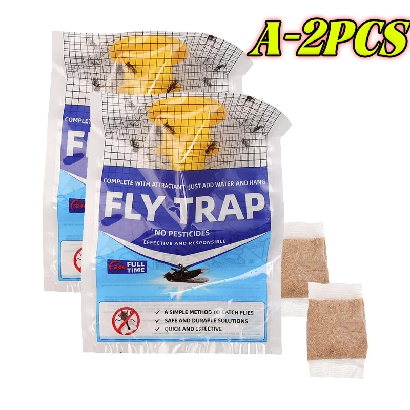 Disposable Hanging Fly Bag with Soluble Bait