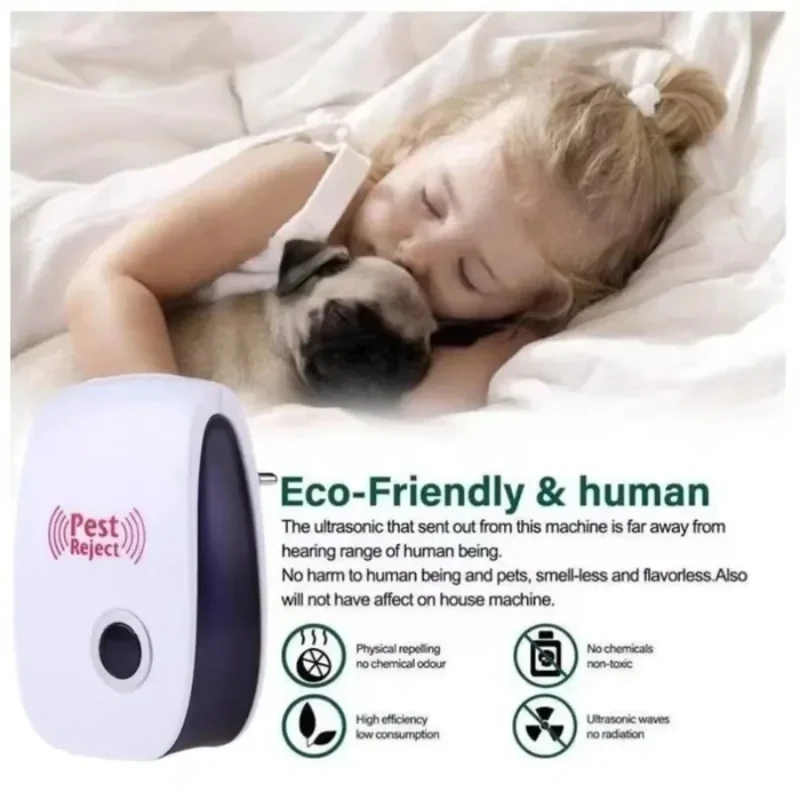 Plug-in Ultrasonic Indoor Pest Repeller