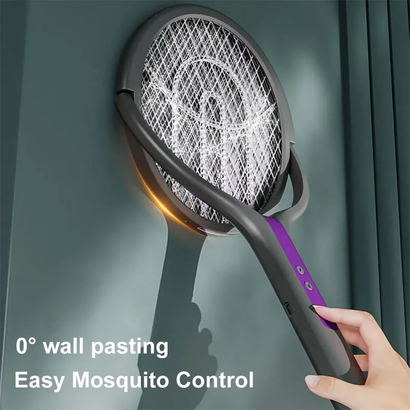 Rechargeable Electric Insect Swatter with Retractable Handle