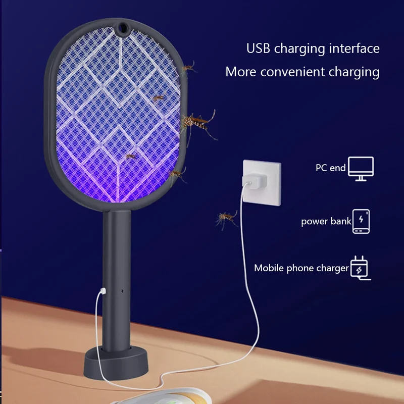 Electric USB Mosquito Swatter with UV Lamp
