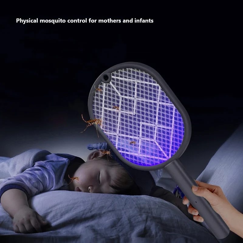 Electric USB Mosquito Swatter with UV Lamp
