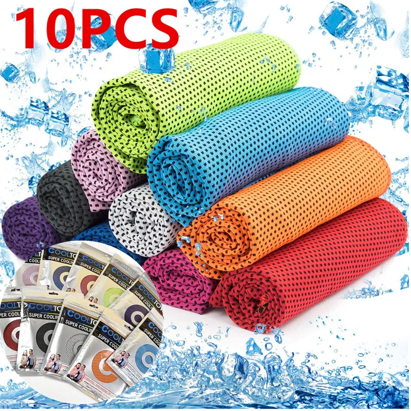 Quick-Drying Cooling Towel with Dot Pattern