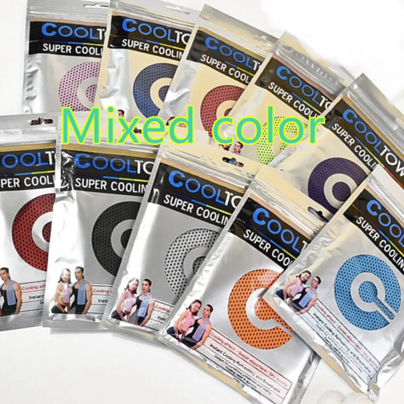 Quick-Drying Cooling Towel with Dot Pattern