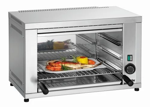 Salamandre électrique inox professionnelle – mono/triphasé