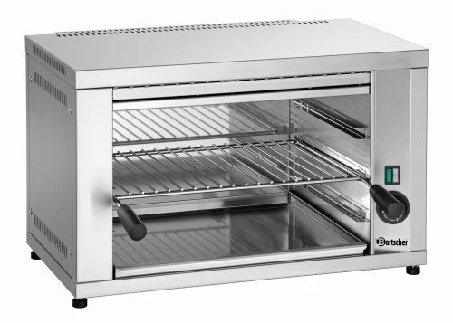 Salamandre électrique inox professionnelle – mono/triphasé