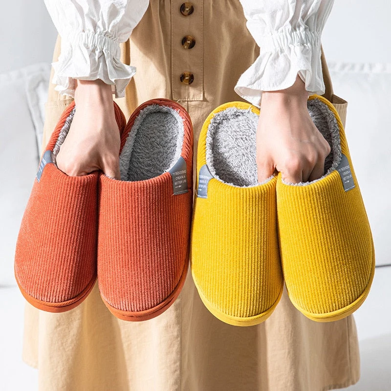 Pantoufles d'Hiver Chaudes pour Femmes & Hommes - Confort Suprême