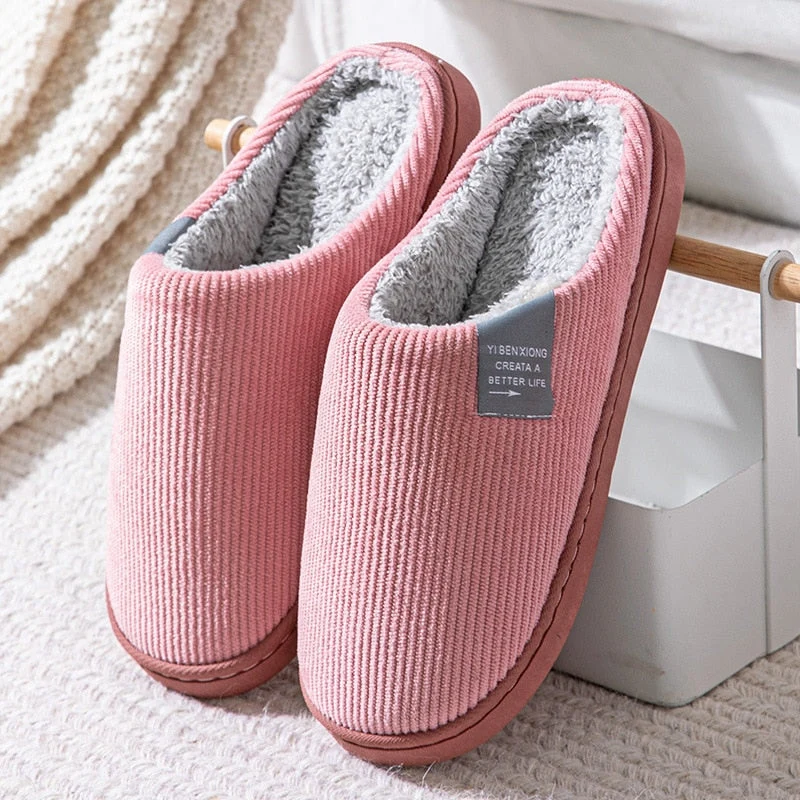 Pantoufles d'Hiver Chaudes pour Femmes & Hommes - Confort Suprême