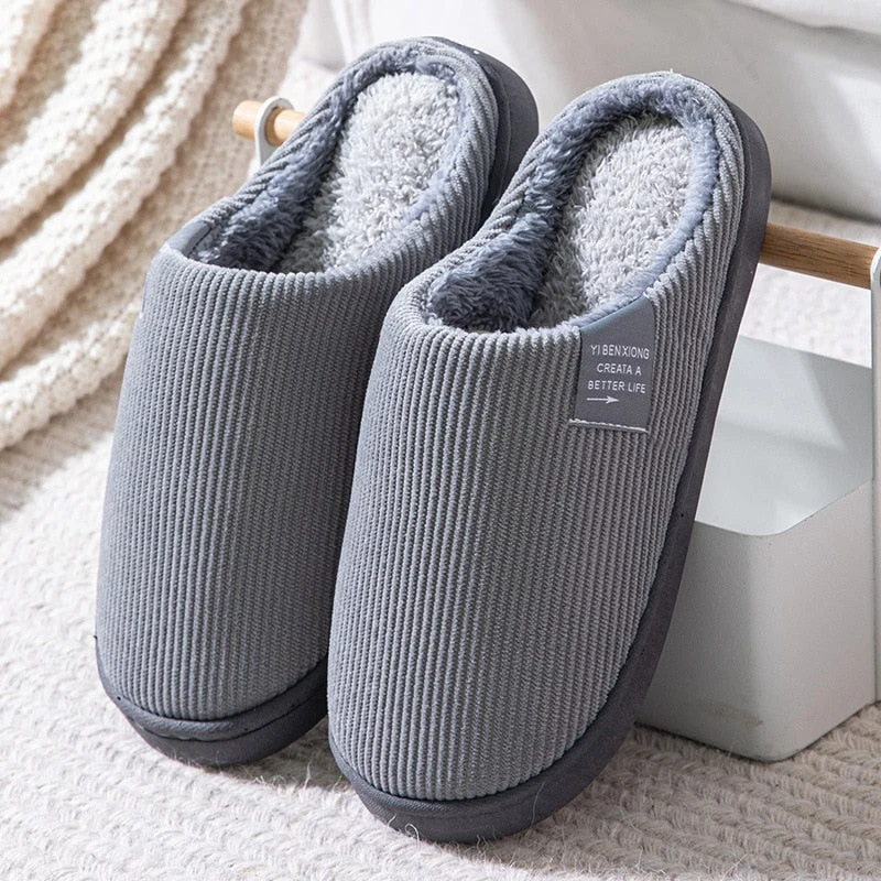 Pantoufles d'Hiver Chaudes pour Femmes & Hommes - Confort Suprême