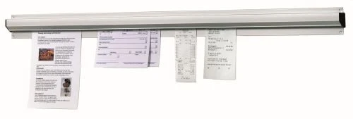 Barre pense‑bête murale en aluminium – signalétique pro pour collectivités & CHR