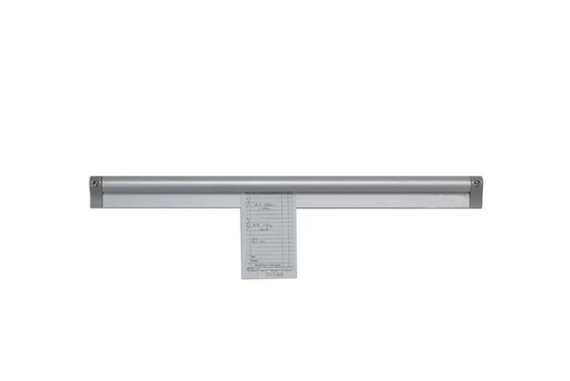 Barre accroche tickets et notes restaurants pro en aluminium – 7 longueurs