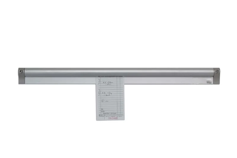Barre accroche tickets et notes restaurants pro en aluminium – 7 longueurs