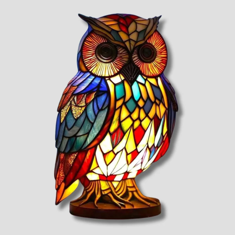 Radiant colorful animal lamp for home decoration