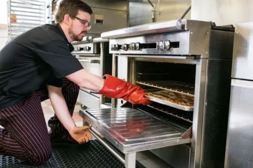 Moufle de nettoyage pour friterie