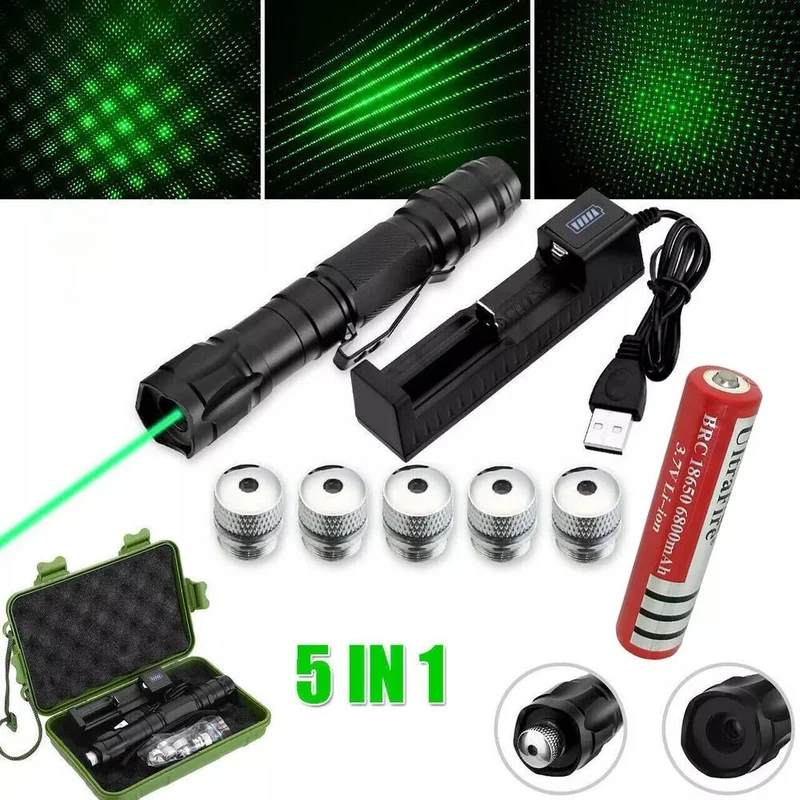 Laser pointer with charging Precise long-range tool