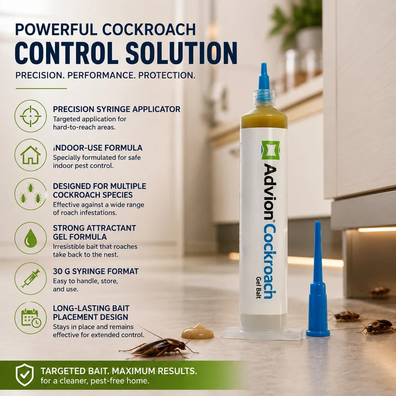 Cockroach Gel Syringe Precise Indoor Applicator
