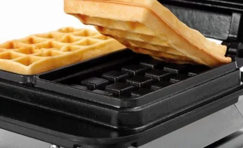 Gaufrier professionnel en fonte pour gaufres Bruxelles ou cœur