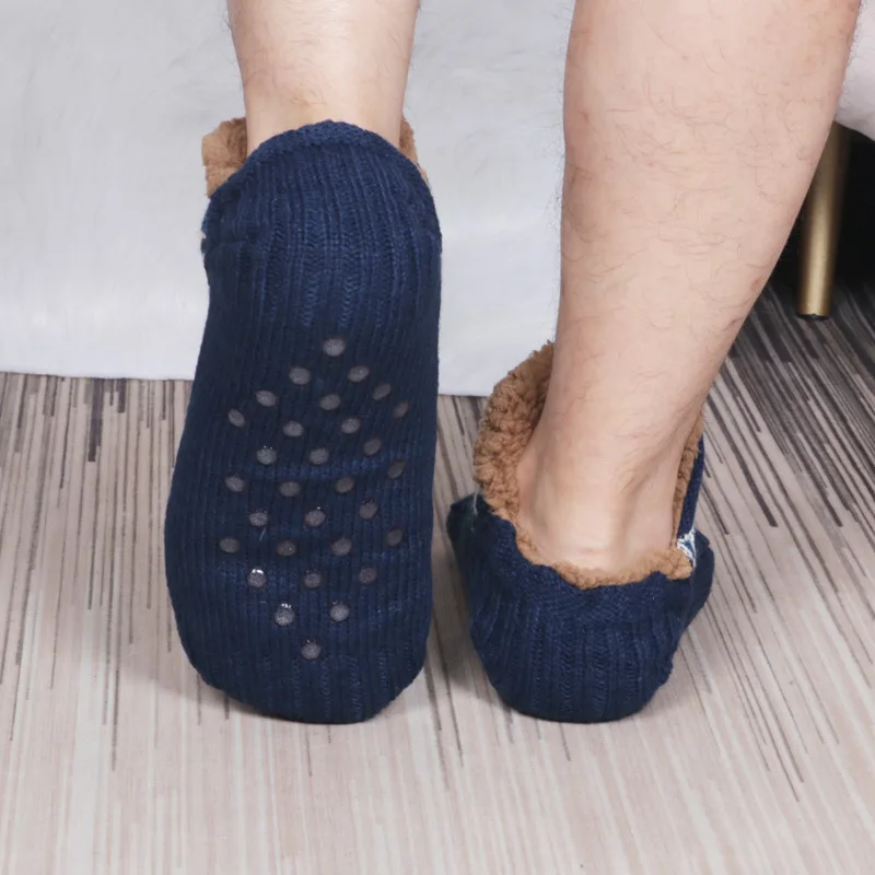 Chaussettes de Sol Chaudes Unisexe – Confort Douillet Antidérapant