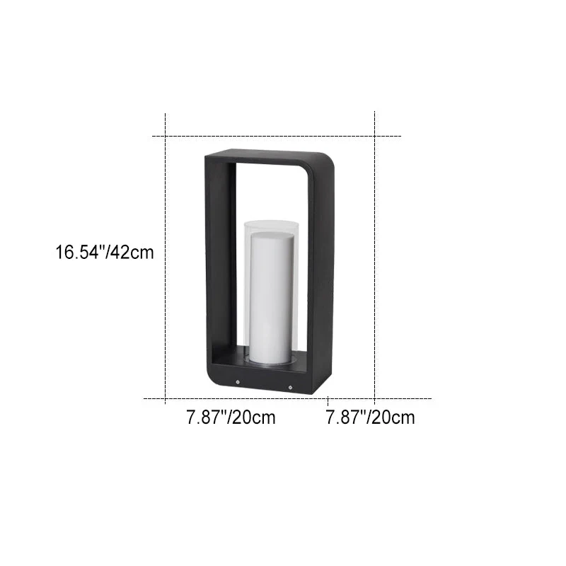 Square garden lamp outdoor LED waterproof lighting