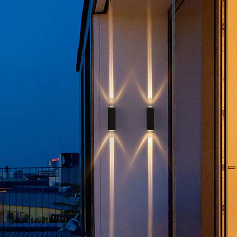 LED wall lamp outdoor lighting waterproof modern rectangular