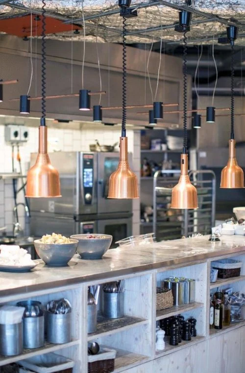 Lampe chauffe plat suspendue – Maintien en Température Sans Dessèchement