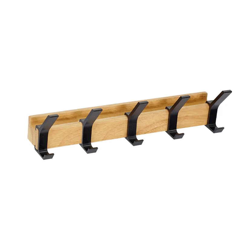 Modern Adjustable Wall Hanger Bar with Hooks
