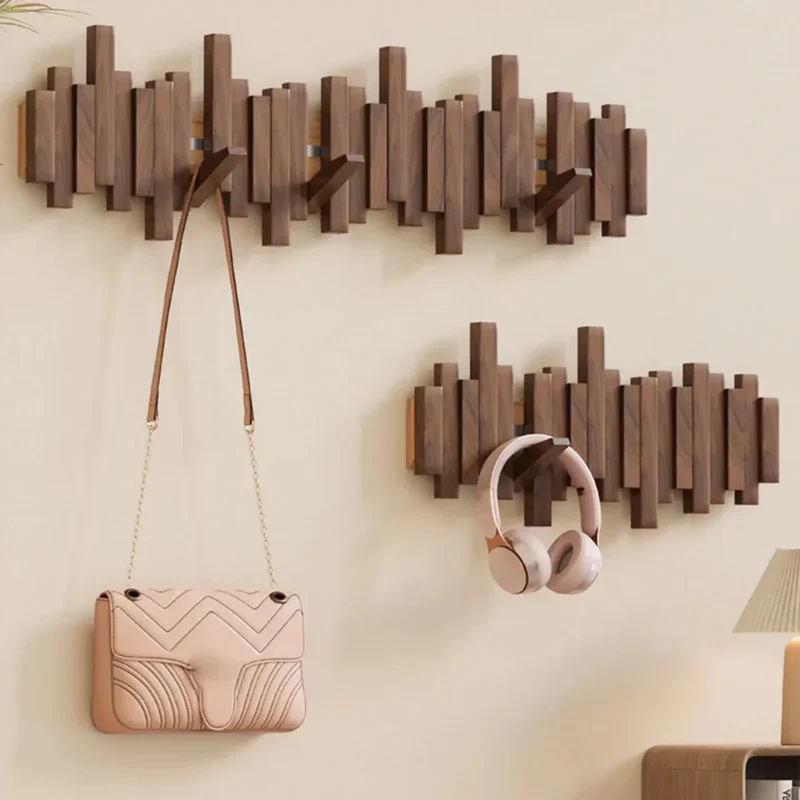 Wall Organizer Hook Foldable Hooks Inspired by a Piano