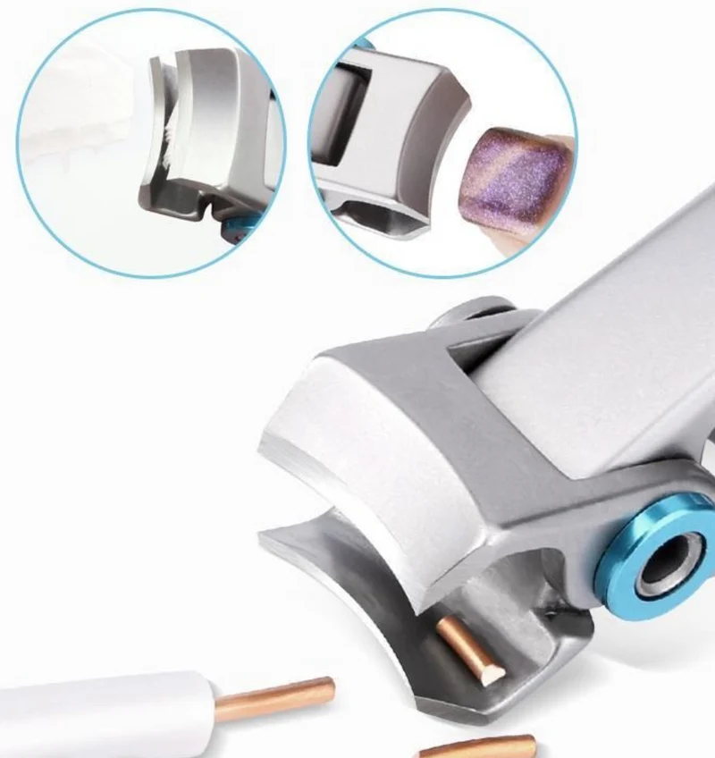 Reinforced precision nail clippers for thick toenails