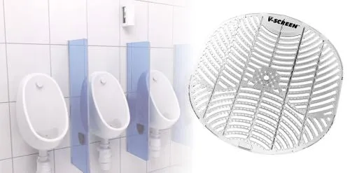 Grille d’urinoir écologique économique parfumée antibactérienne – Boîte de 12