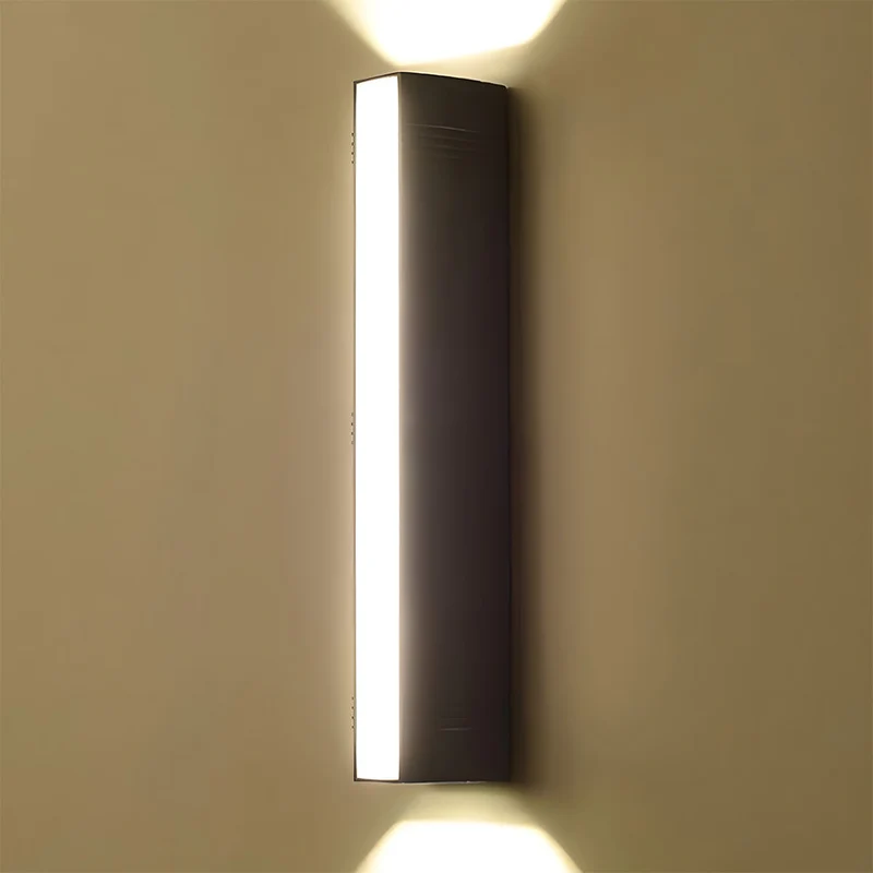 Outdoor LED wall lights with very bright light, weather-resistant