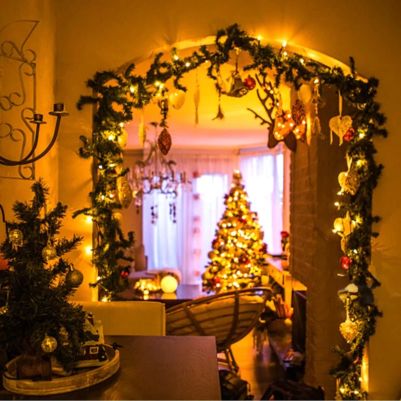 Outdoor LED string lights – night lamp