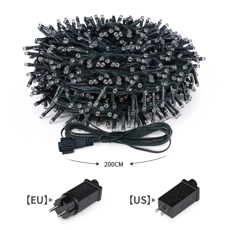 Outdoor LED string lights – night lamp